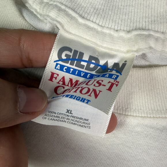 Vintage Calvin and Hobbes Shirt Mens XL White Washington DC God Jesus Tee - Picture 3 of 9